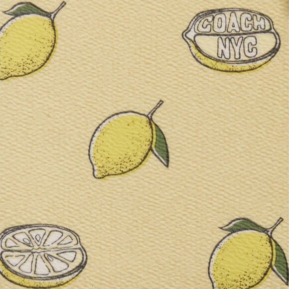 🍋Coach Notebook With Lemon Print - Picture 3 of 6